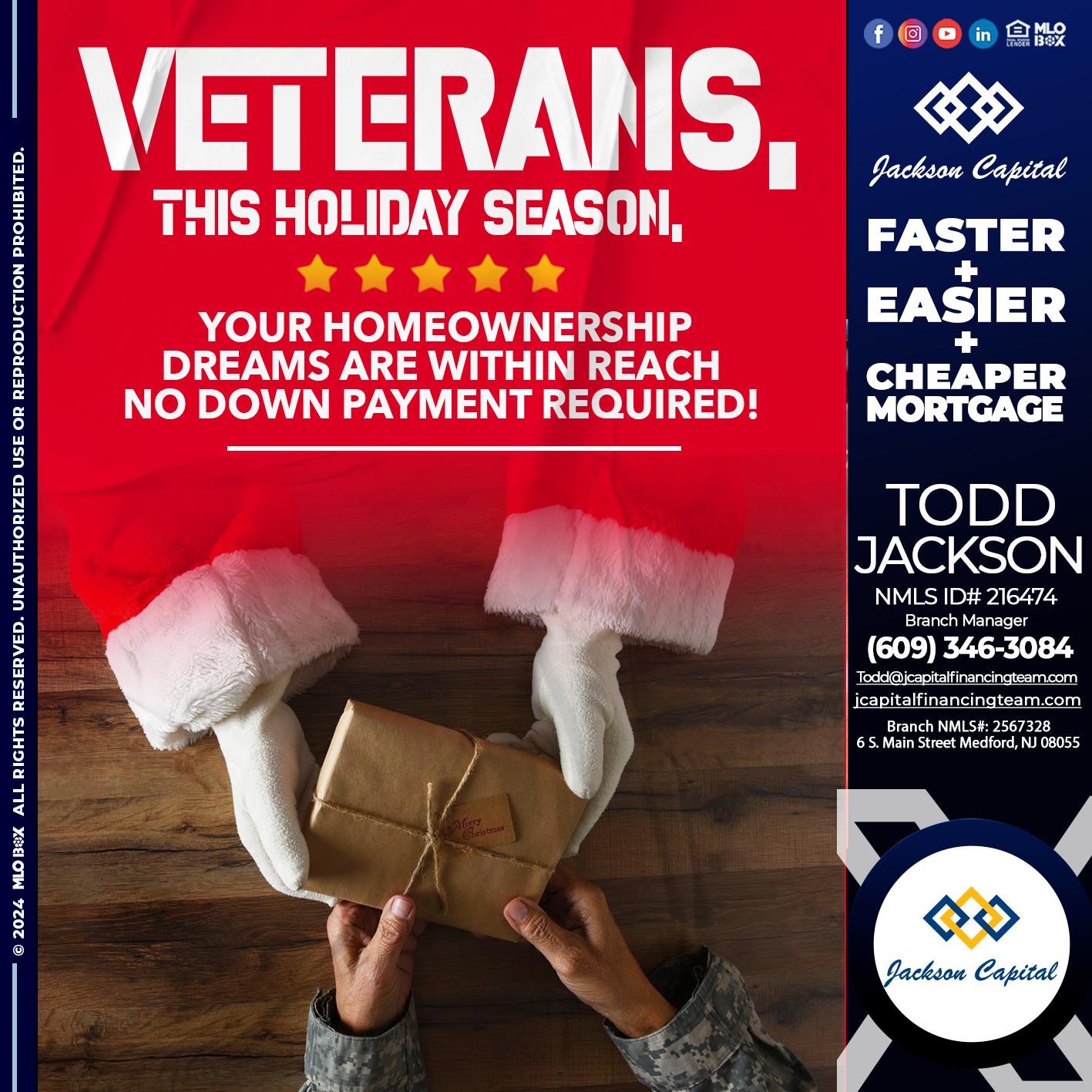 VETERANS - Todd Jackson -Branch Manager